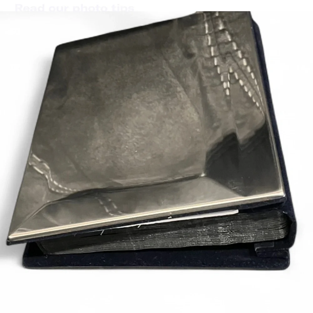 Romantic Heart-Shaped vintage Silver Photo Frame Album